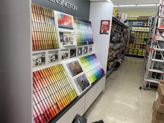 They do mix paint here, and the selection is good.