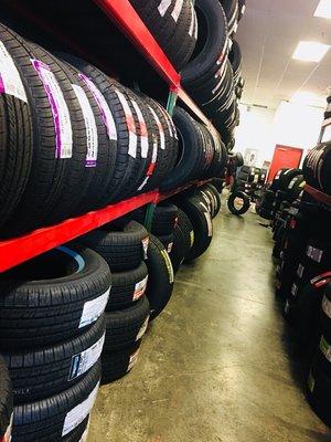 OVER 500 NEW TIRES FOR YOU TO CHOOSE FROM