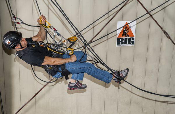 Profesional rope access training.