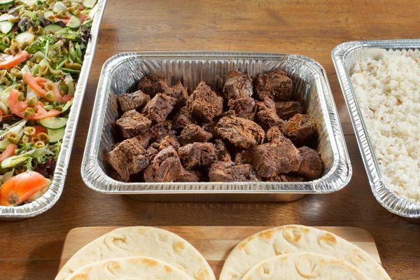 Ribeye Steak Kebab Catering Tray