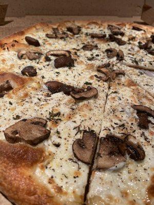 White Truffle Mushroom Pizza