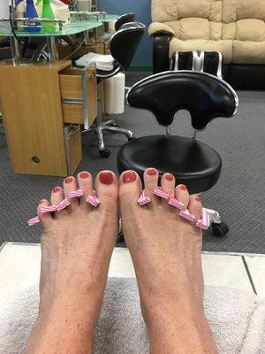 Love my new toes