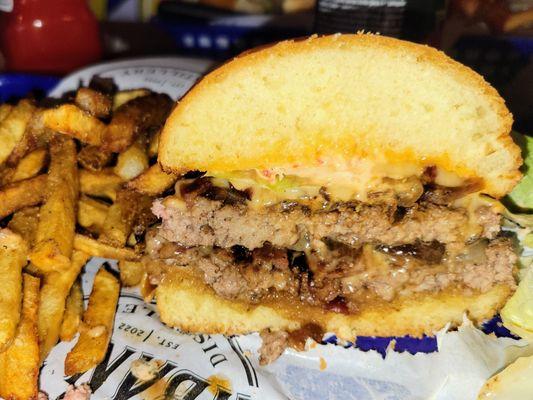 Inside the Urban Bourbon Burger