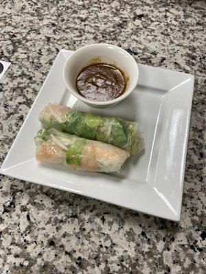 Shrimp spring rolls