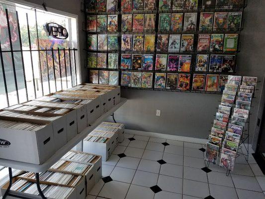 $1 Comics on Kennedy. The front of the store is dedicated to good selection of $1 comics.