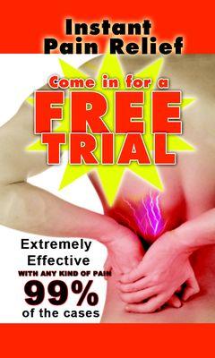 Best Pain Relief in San Diego and Now you can try it for Free!