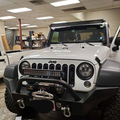 JEEP WRANGLER LIGHT BARS