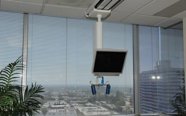 Southwest view of the Santa Monica coast from your treatment room.