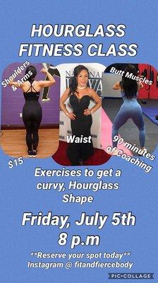 Hourglass Fitness Class