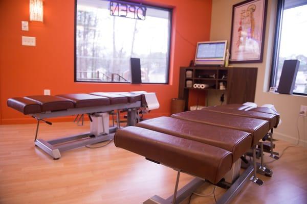 Our treatment tables may look similar to other chiropractic tables but it's what they do and how we use them that gets us different results.