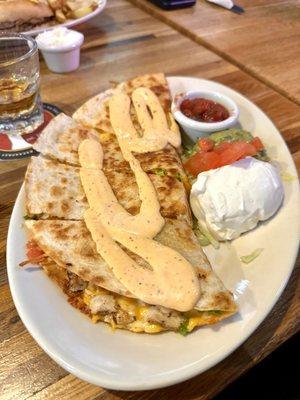 Chicken Quesadilla - This was great!