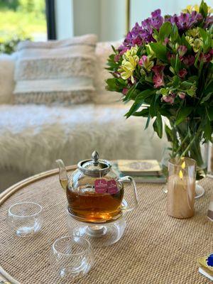 1:1 sessions begin with hot tea in the studio lounge as we curate the best approach to take for your unique journey.