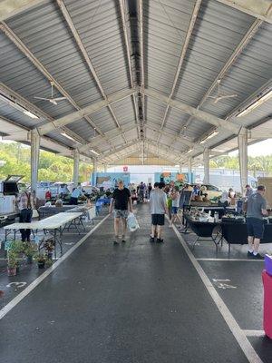 Nice covered outdoor farmer's market!