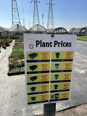 Great plant prices!