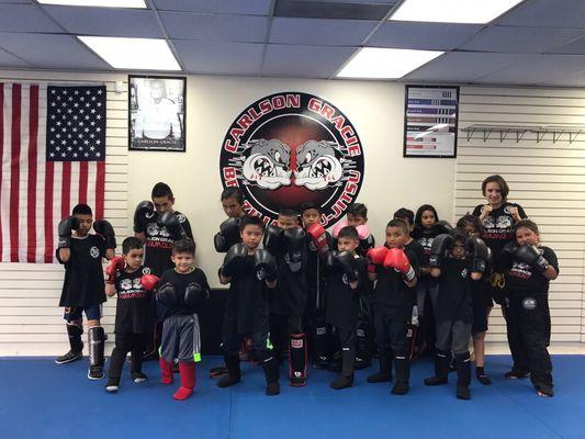 Kids Muay Thai kickboxing