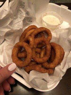 Frozen deep fried dough