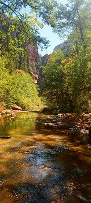 Oak Creek - stream crossing can be tricky