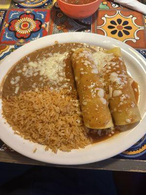 chicken enchiladas