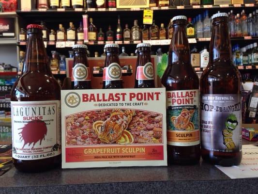 Ballast Point!! Knee Deep!! Lagunitas!!