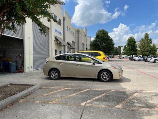 Prius with its new hybrid battery!