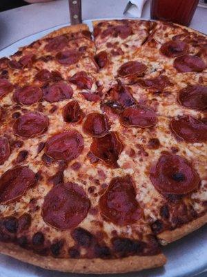 Pepperoni pizza