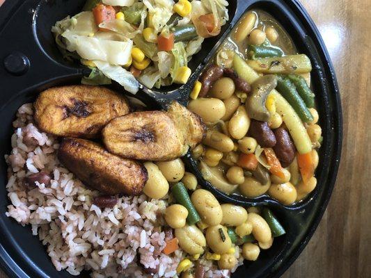 Ital Curry with Rice & Peas