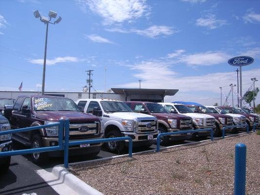 Loads of trucks at Weslaco Ford!