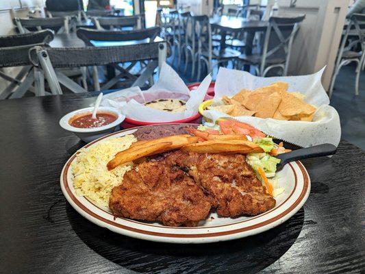 beef milanesa $14