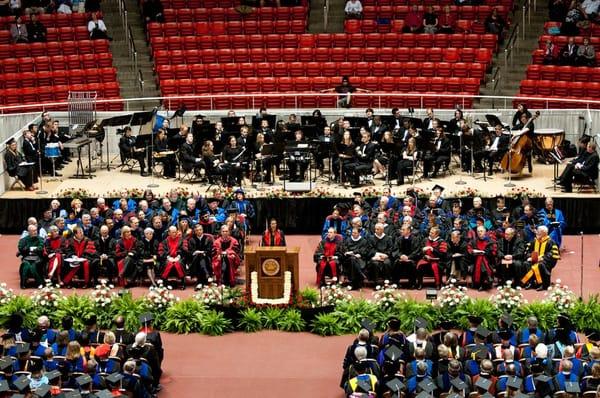 University of Utah 2010 graduation ceremony.