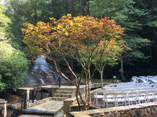 Wedding under the falls!!