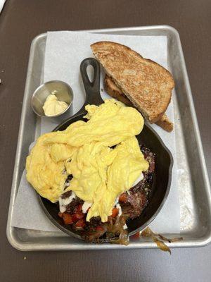 Short Rib Hash Plate