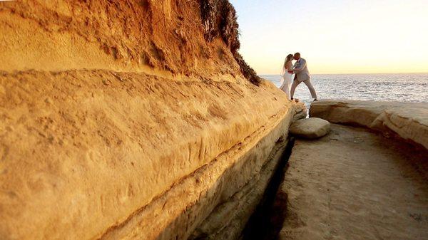 Sunset photos in La Jolla cove