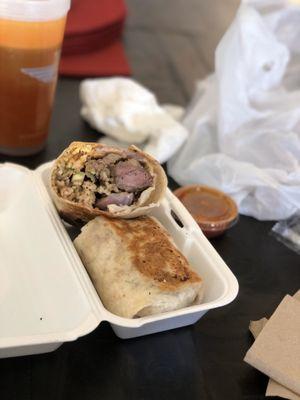 Ribeye burrito