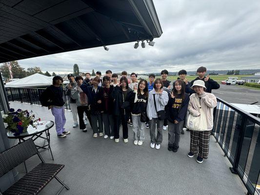 Japanese ATC students tour/visit Harvey Field-2024