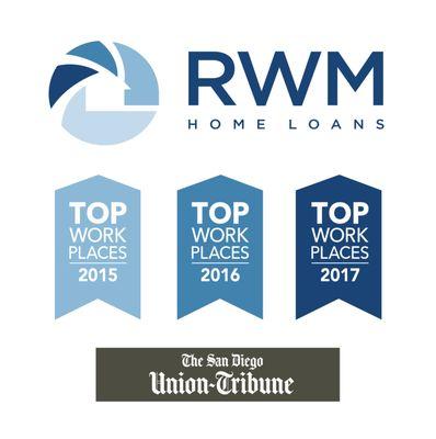 Happy clients are important just as much as happy team members. RWM is proud to have received the Top Work Place ranking 3 years in a row.