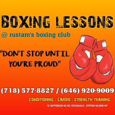 BOXING LESSONS FOR KIDS & ADULTS