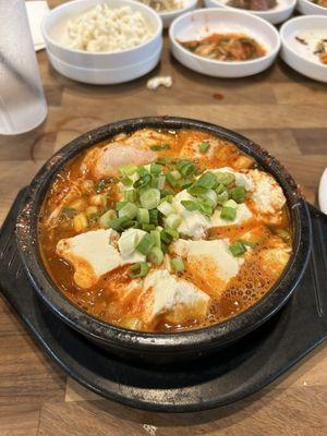 Soft tofu soup