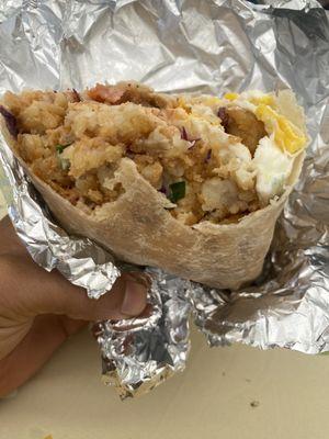 No meat burrito