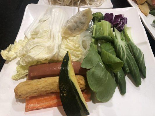 Vegetable plate