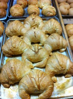 Monster plain croissants , just so good