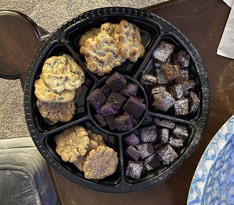 cookie and brownie platter