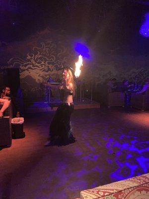 Belly dancer show