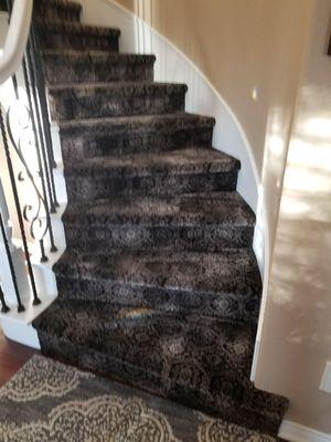 Stanton Carpet on Staircase