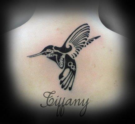 tribal hummingbird by Tiffany