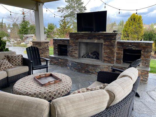 Outdoor living area.