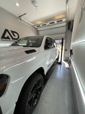 Dodge Ram E-Torque is at the shop for paint correction and ceramic coating.