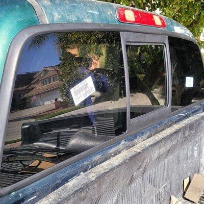 Toyota tundra back window Replacement Completed