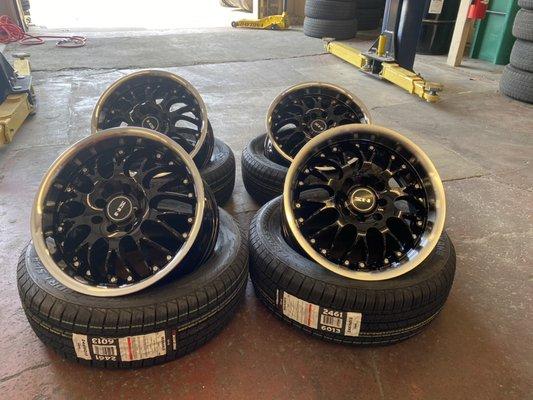 Buy any size of tires and wheels in lowest price in city