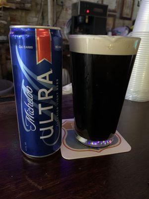 Michelob and Guinness