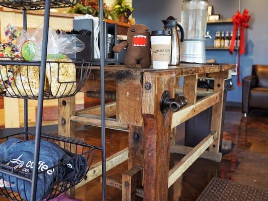 This table is a family heirloom of the owners...they put their heart and soul into this place. It shows!